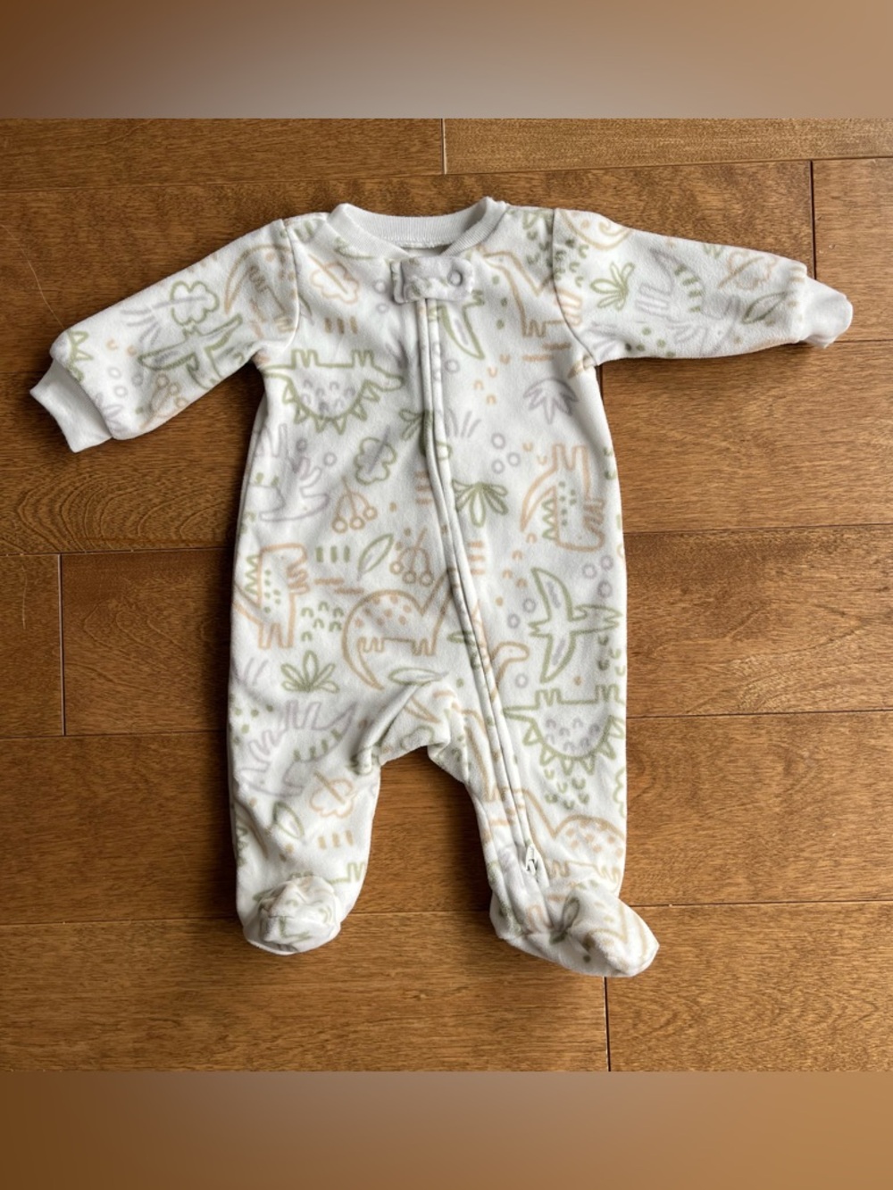 3/$10 CARTERS Baby boy fleece pyjamas nb